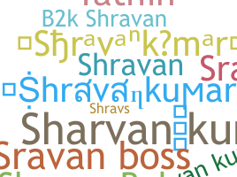 ชื่อเล่น - Shravankumar