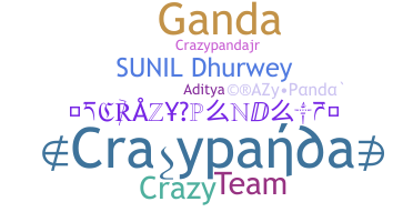 ชื่อเล่น - CrazyPanda