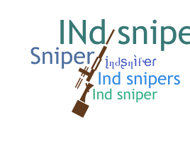 ชื่อเล่น - Indsniper