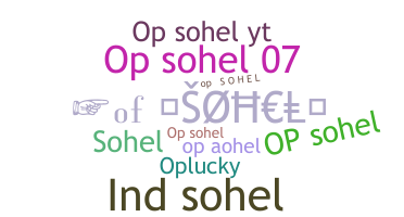 ชื่อเล่น - OPsohel