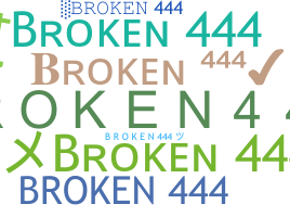 ชื่อเล่น - Broken444