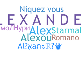 ชื่อเล่น - Alexandre