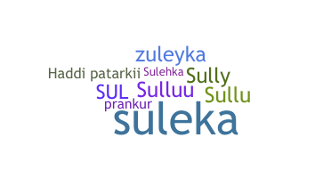 ชื่อเล่น - Sulekha