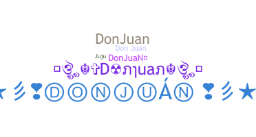 ชื่อเล่น - Donjuan