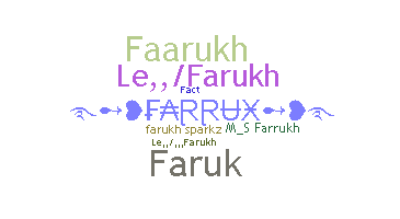 ชื่อเล่น - Farrukh
