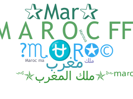 ชื่อเล่น - Maroc