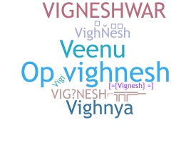 ชื่อเล่น - Vighnesh