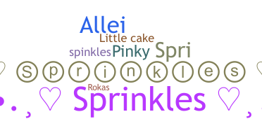 ชื่อเล่น - Sprinkles
