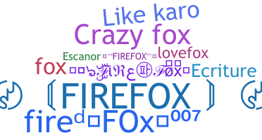 ชื่อเล่น - Firefox