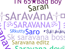ชื่อเล่น - Saravana