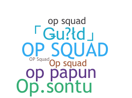 ชื่อเล่น - OPSquad