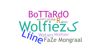 ชื่อเล่น - Wolfiez