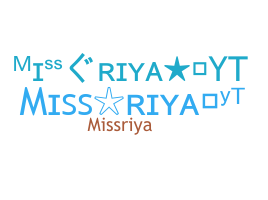 ชื่อเล่น - Missriyayt