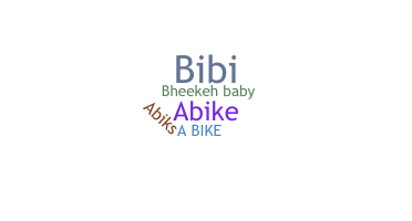 ชื่อเล่น - ABIKE