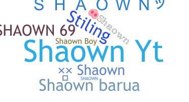 ชื่อเล่น - Shaown