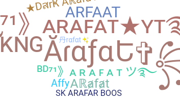 ชื่อเล่น - Arafat