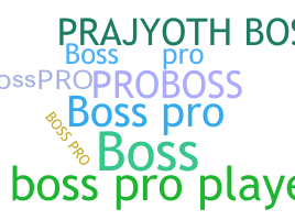 ชื่อเล่น - BossPro