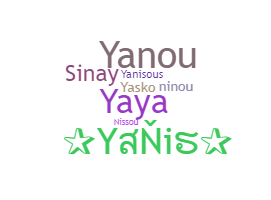 ชื่อเล่น - Yanis