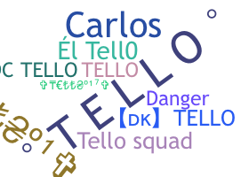 ชื่อเล่น - Tello