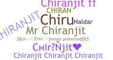 ชื่อเล่น - Chiranjit