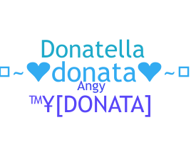 ชื่อเล่น - Donata