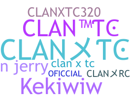 ชื่อเล่น - CLANXTC