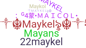 ชื่อเล่น - maykel