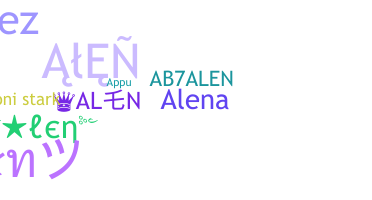 ชื่อเล่น - Alen