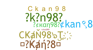 ชื่อเล่น - ckan98