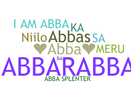 ชื่อเล่น - Abba