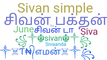 ชื่อเล่น - Sivan