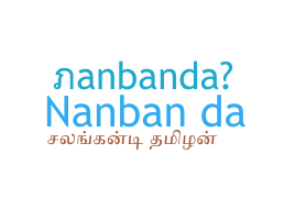 ชื่อเล่น - Nanbanda