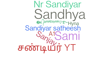 ชื่อเล่น - Sandiyar