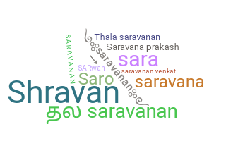 ชื่อเล่น - Saravanan