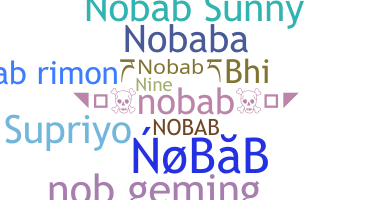 ชื่อเล่น - Nobab
