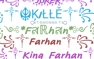ชื่อเล่น - Farhan