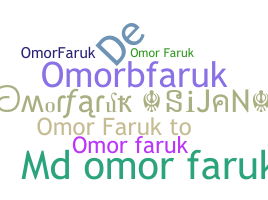 ชื่อเล่น - Omorfaruk