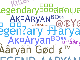 ชื่อเล่น - Aaryan