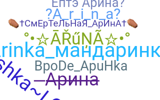 ชื่อเล่น - Arina