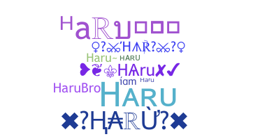 ชื่อเล่น - Haru