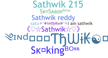 ชื่อเล่น - Sathwik