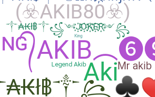ชื่อเล่น - Akib