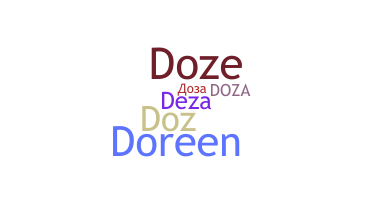 ชื่อเล่น - Doza