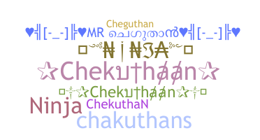 ชื่อเล่น - Chekuthaan
