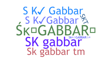 ชื่อเล่น - SKgabbar