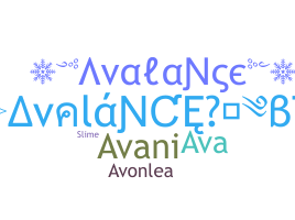 ชื่อเล่น - Avalanche