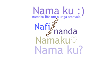 ชื่อเล่น - Namaku