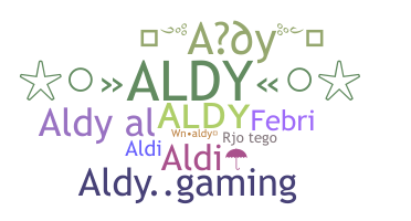 ชื่อเล่น - Aldy