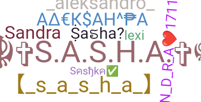 ชื่อเล่น - Sasha