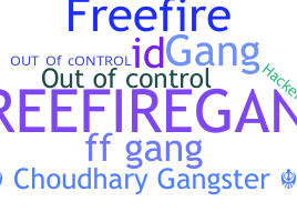 ชื่อเล่น - Freefiregang